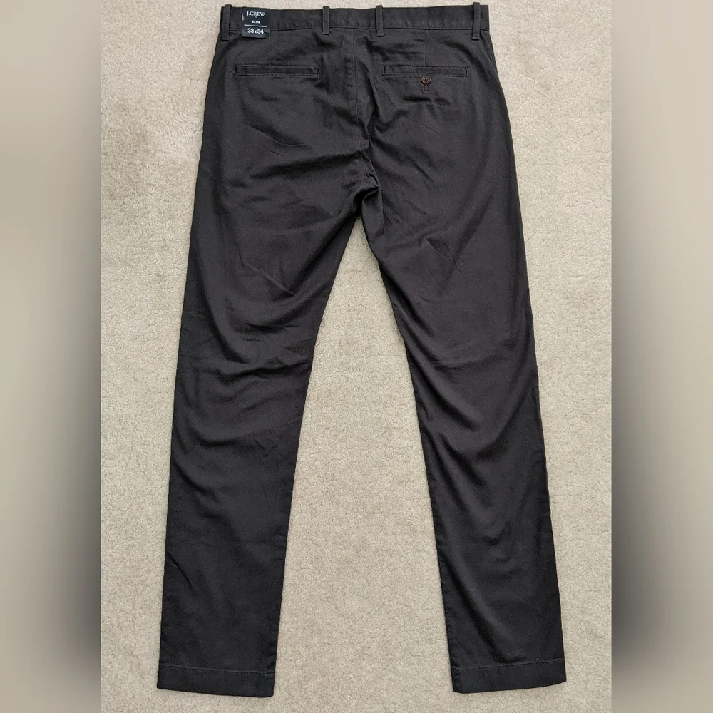 NWT J.Crew Factory gray slim pants 33W x 34L